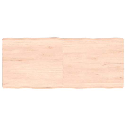 vidaXL Table Top 140x60x(2-6) cm Untreated Solid Wood Live Edge