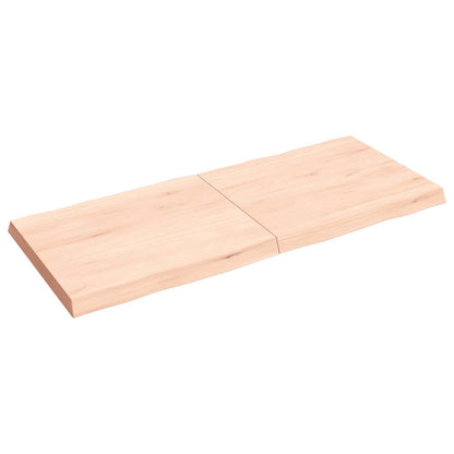 vidaXL Table Top 140x60x(2-6) cm Untreated Solid Wood Live Edge