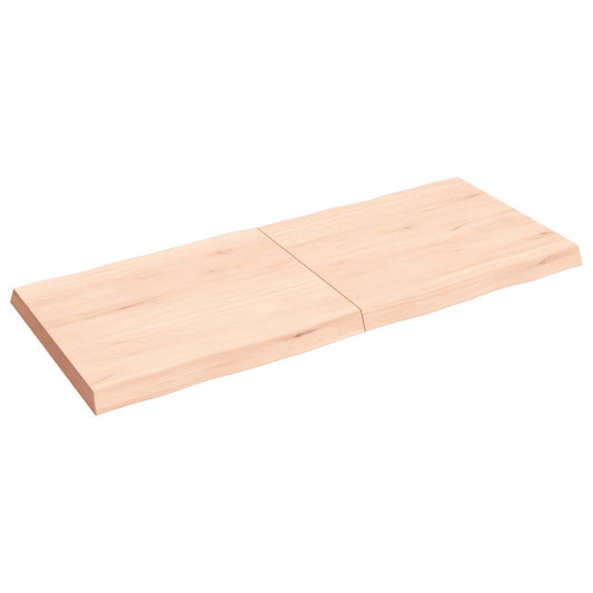 vidaXL Table Top 140x60x(2-6) cm Untreated Solid Wood Live Edge