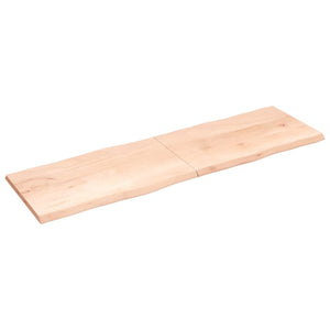 vidaXL Table Top 200x60x(2-4) cm Untreated Solid Wood Live Edge