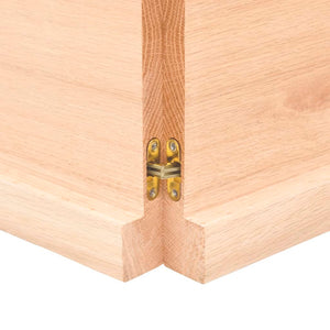 vidaXL Table Top 200x60x(2-4) cm Untreated Solid Wood Live Edge