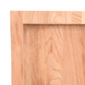 vidaXL Table Top Light Brown 120x40x(2-6)cm Treated Solid Wood Live Edge