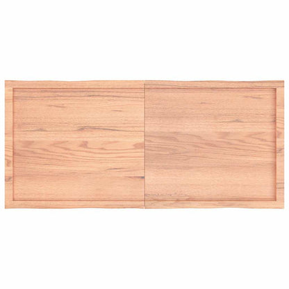 vidaXL Table Top Light Brown 140x60x(2-6) cm Live Edge