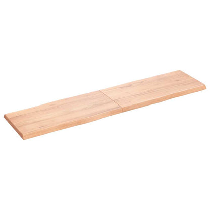 vidaXL Table Top Light Brown 160x40x(2-4) cm Live Edge