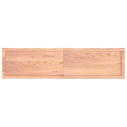 vidaXL Table Top Light Brown 160x40x(2-4) cm Live Edge