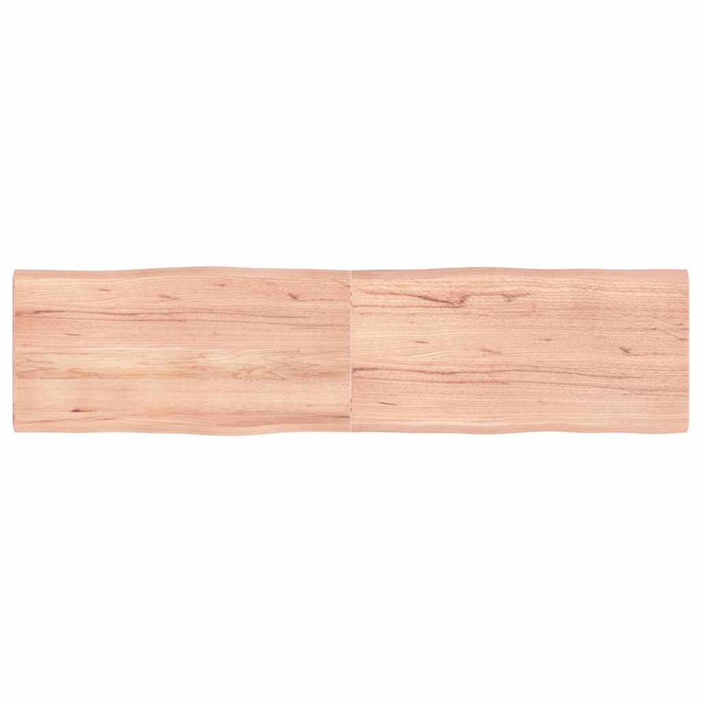 vidaXL Table Top Light Brown 160x40x(2-4) cm Live Edge