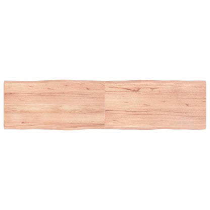 vidaXL Table Top Light Brown 160x40x(2-4) cm Live Edge