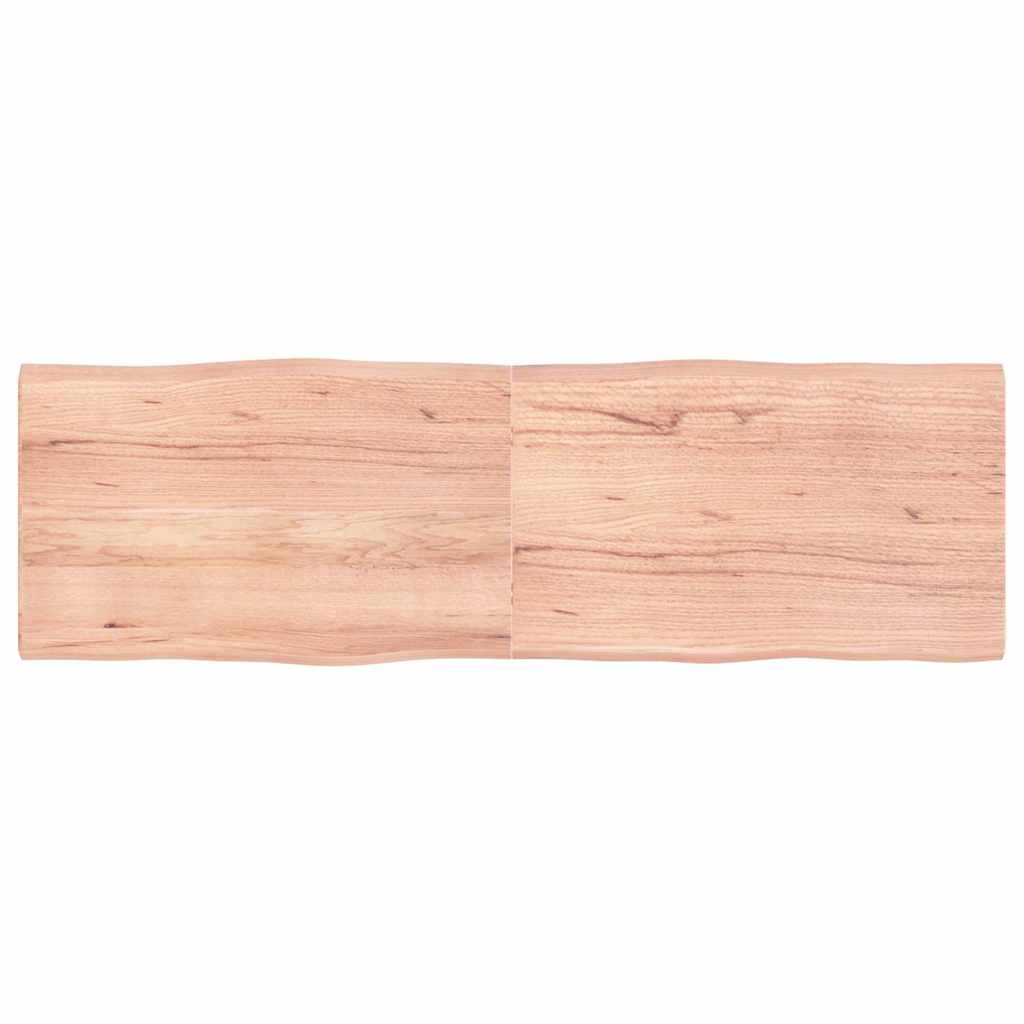 vidaXL Table Top Light Brown 160x50x(2-4) cm Live Edge