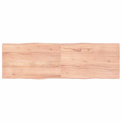 vidaXL Table Top Light Brown 160x50x(2-4) cm Live Edge