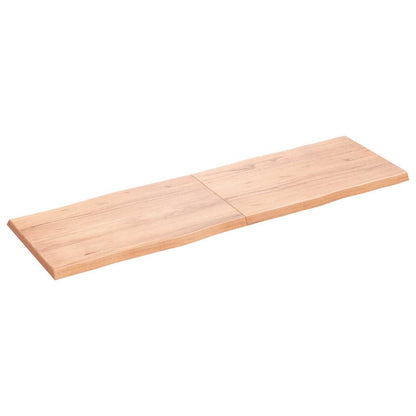 vidaXL Table Top Light Brown 160x50x(2-4) cm Live Edge