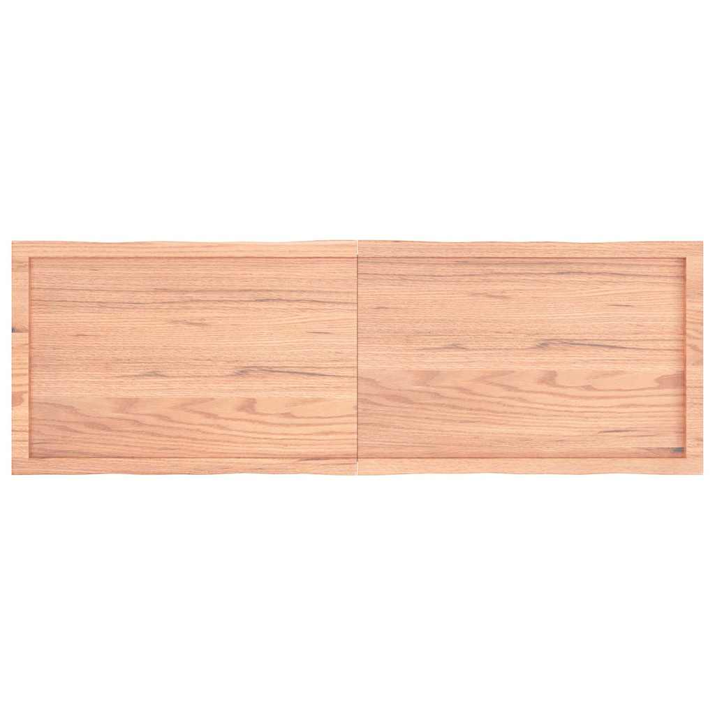 vidaXL Table Top Light Brown 160x50x(2-4) cm Live Edge