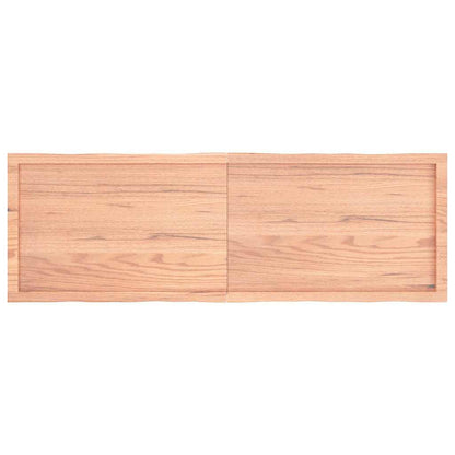 vidaXL Table Top Light Brown 160x50x(2-4) cm Live Edge