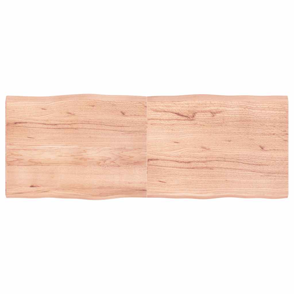 vidaXL Table Top Light Brown 160x60x(2-4) cm Live Edge