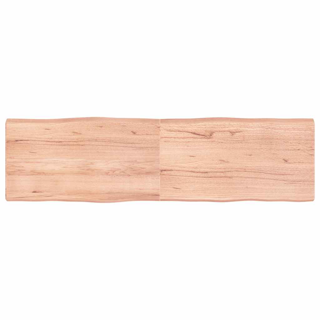 vidaXL Table Top Light Brown 180x50x(2-6) cm Live Edge