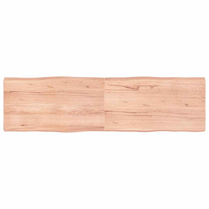 vidaXL Table Top Light Brown 180x50x(2-6) cm Live Edge