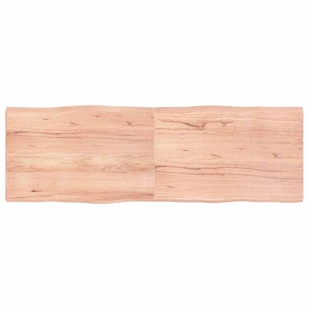 vidaXL Table Top Light Brown 180x60x(2-4) cm Live Edge