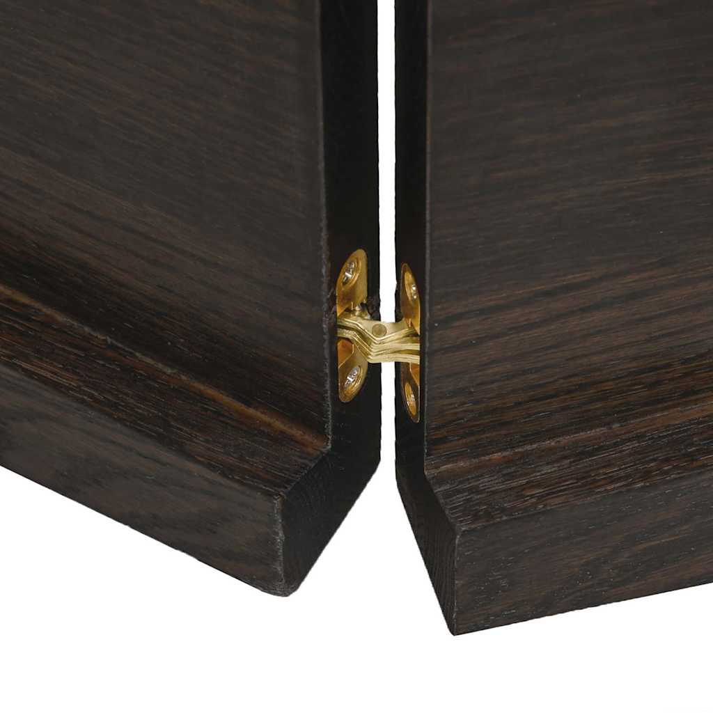 vidaXL Table Top Dark Brown 140x50x(2-4) cm Live Edge