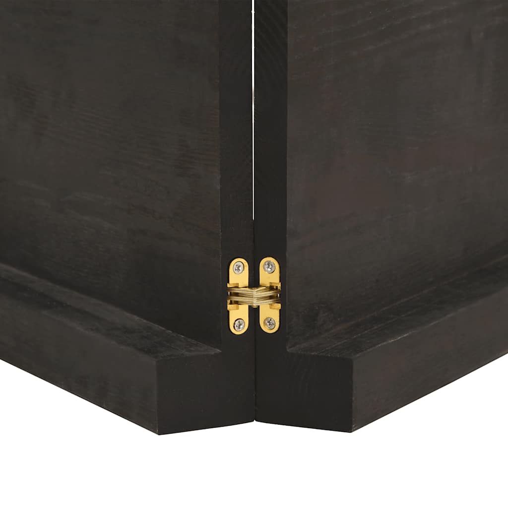 vidaXL Table Top Dark Brown 140x50x(2-6) cm Treated Solid Wood Live Edge