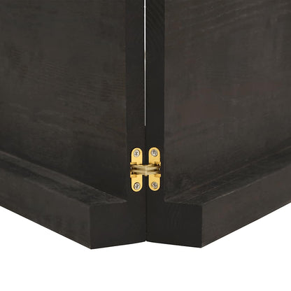 vidaXL Table Top Dark Brown 140x50x(2-6) cm Treated Solid Wood Live Edge