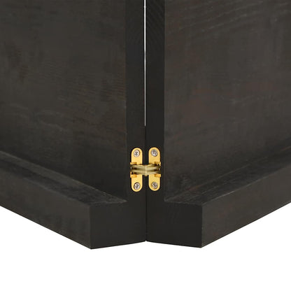 vidaXL Table Top Dark Brown 140x60x(2-6) cm Treated Solid Wood Live Edge