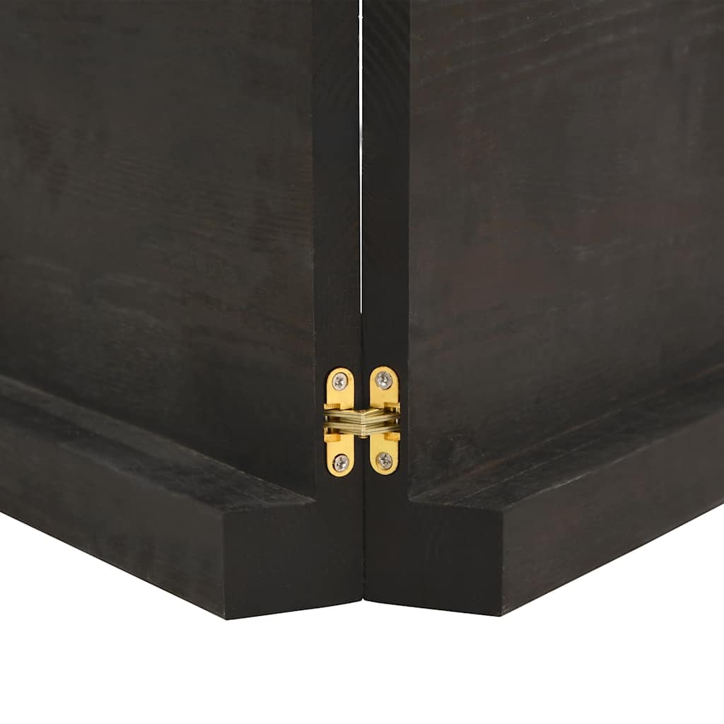 vidaXL Table Top Dark Brown 180x40x(2-6) cm Treated Solid Wood Live Edge