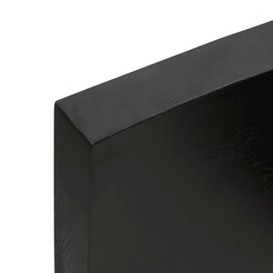 vidaXL Table Top Dark Brown 180x60x(2-6) cm Treated Solid Wood Live Edge