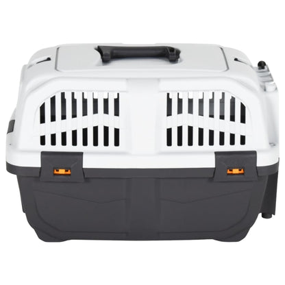 vidaXL Pet Carrier with Metal Door 48x31.5x31 cm Polypropylene