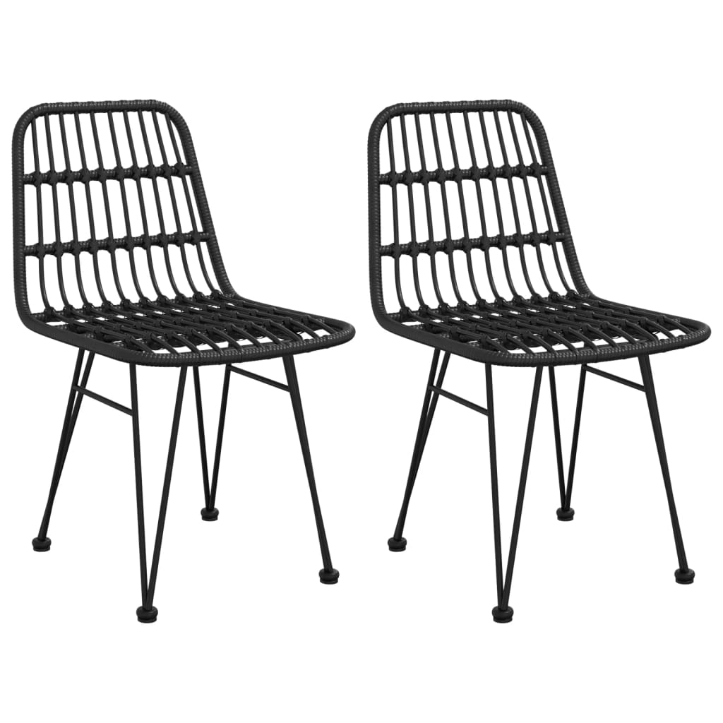 vidaXL Garden Dining Set | Black