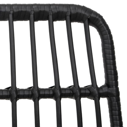 vidaXL Garden Dining Set | Black