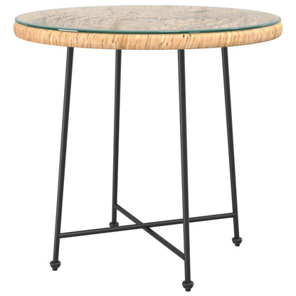vidaXL Garden Dining Set | Black | Poly Rattan | Medium | Tough
