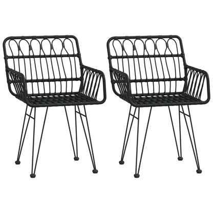 vidaXL Garden Dining Set | Black