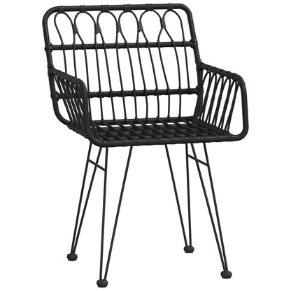 vidaXL Garden Dining Set | Black