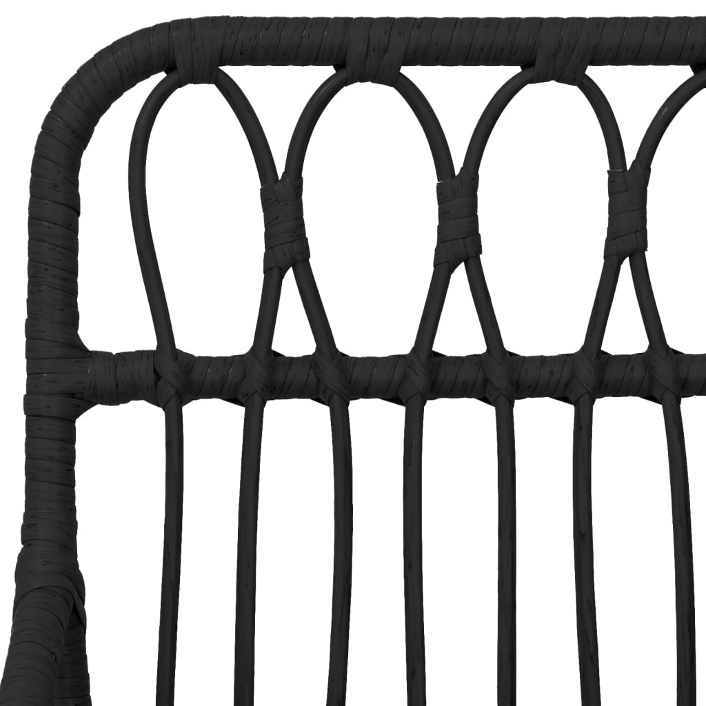 vidaXL Garden Dining Set | Black