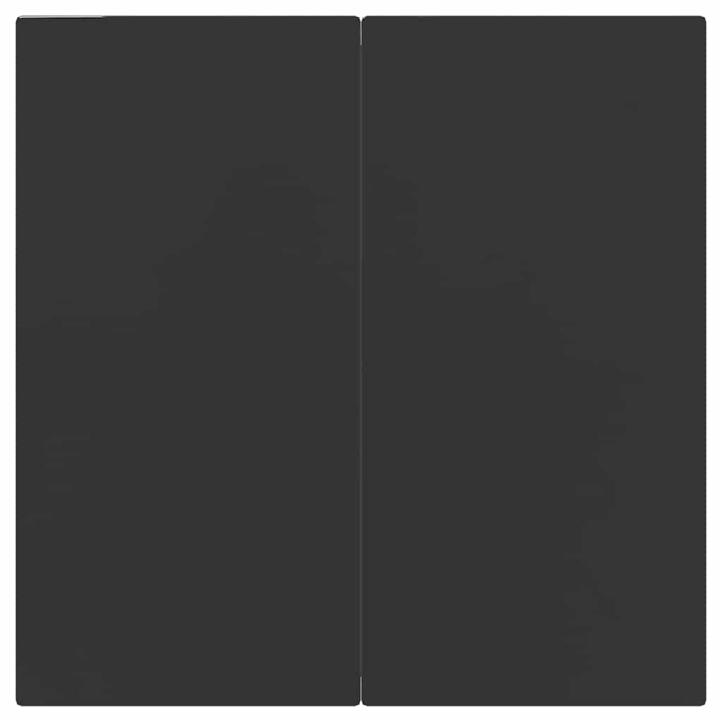 vidaXL 5 Piece Garden Dining Set Black Poly Rattan