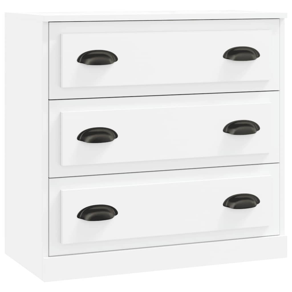 vidaXL Sideboards 3 pcs White Engineered Wood