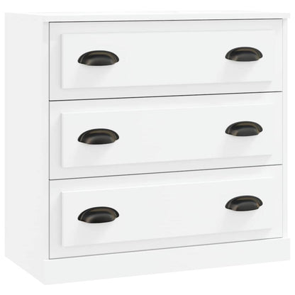 vidaXL Sideboards 3 pcs White Engineered Wood