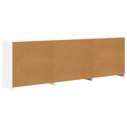 vidaXL Sideboards 3 pcs White Engineered Wood