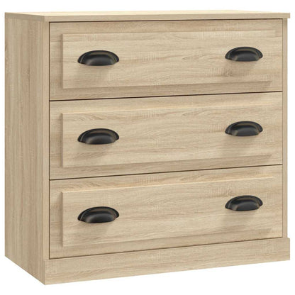 vidaXL Sideboards 3 pcs Sonoma Oak Engineered Wood