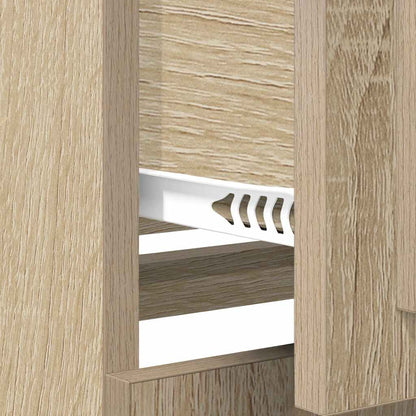 vidaXL Sideboards 3 pcs Sonoma Oak Engineered Wood