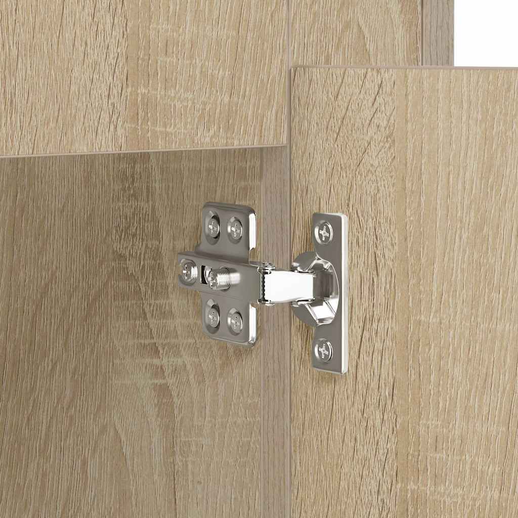 vidaXL Sideboards 3 pcs Sonoma Oak Engineered Wood