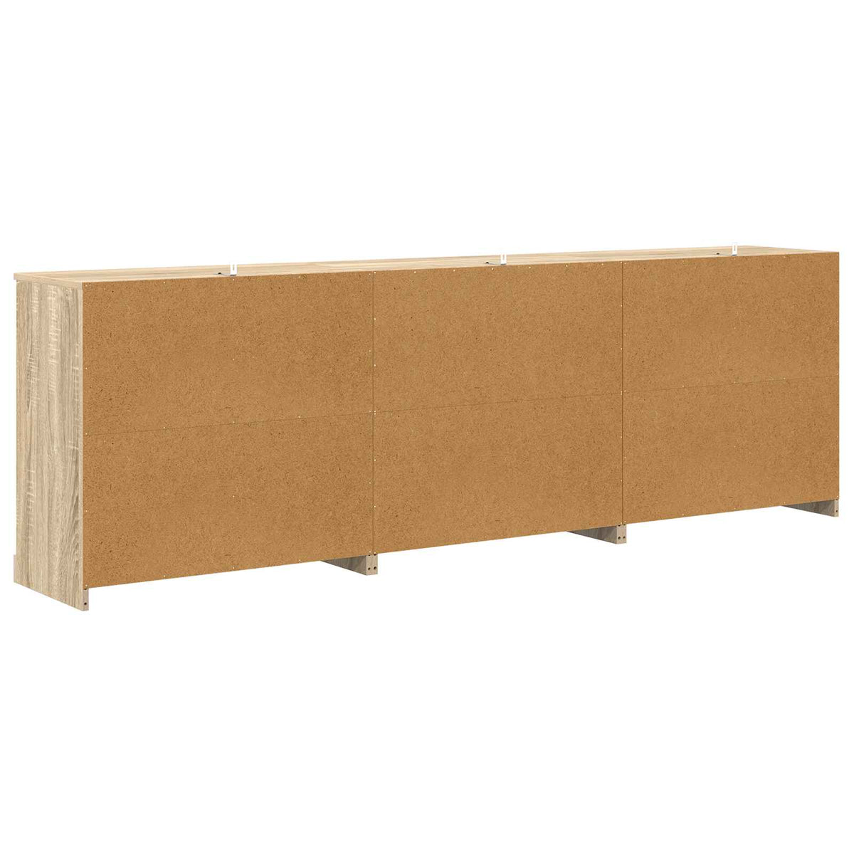 vidaXL Sideboards 3 pcs Sonoma Oak Engineered Wood