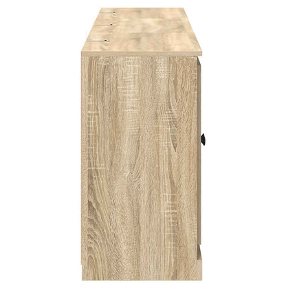 vidaXL Sideboards 3 pcs Sonoma Oak Engineered Wood