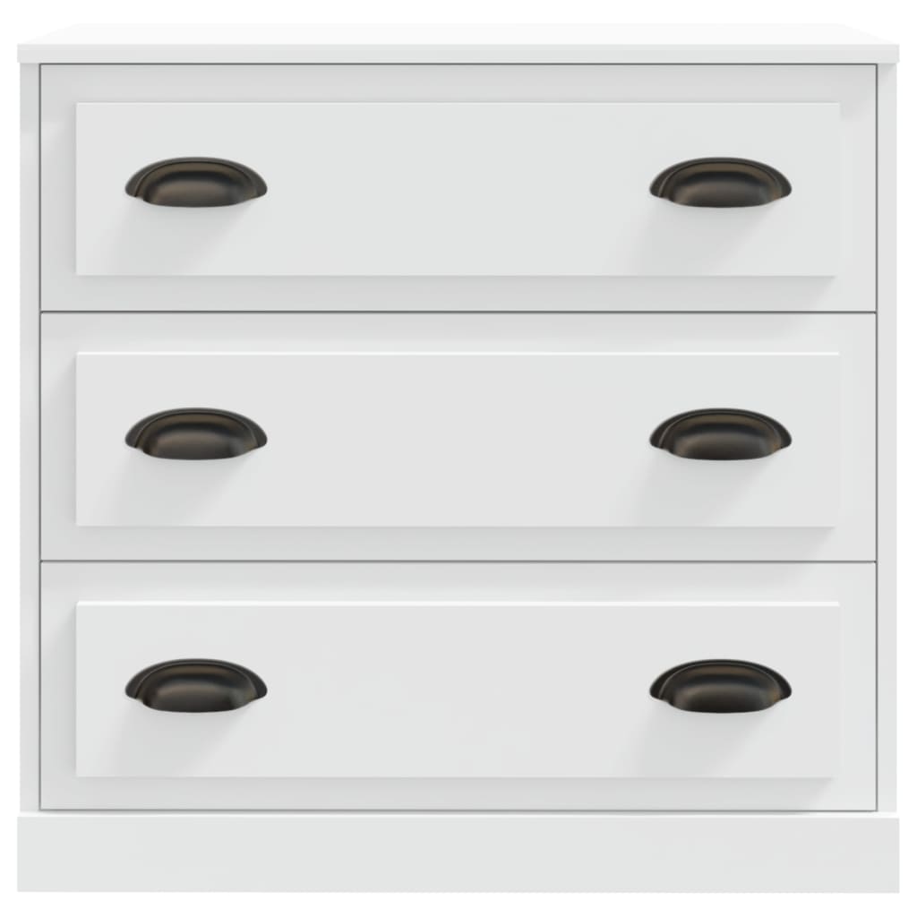 vidaXL Sideboard |  Set of 2 | White | Engineered Wood | Medium | Sideboard