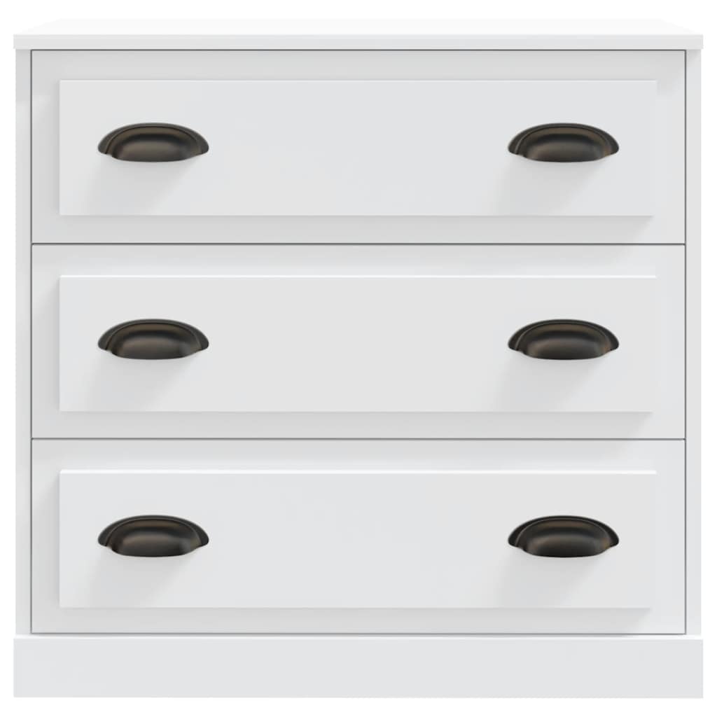 vidaXL Sideboards 2 pcs White Engineered Wood