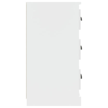 vidaXL Sideboard |  Set of 2 | White | Engineered Wood | Medium | Sideboard