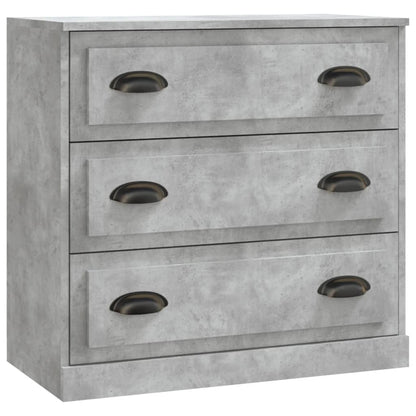 vidaXL Sideboard | Set of 2 | Concrete grey | Engineered wood | Medium
