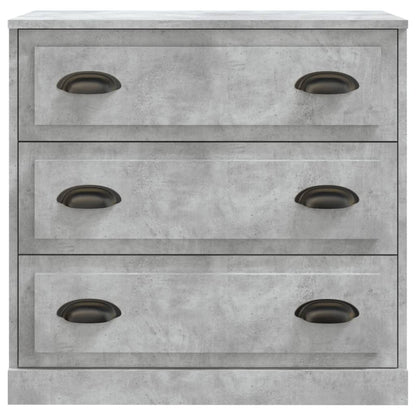 vidaXL Sideboard | Set of 2 | Concrete grey | Engineered wood | Medium