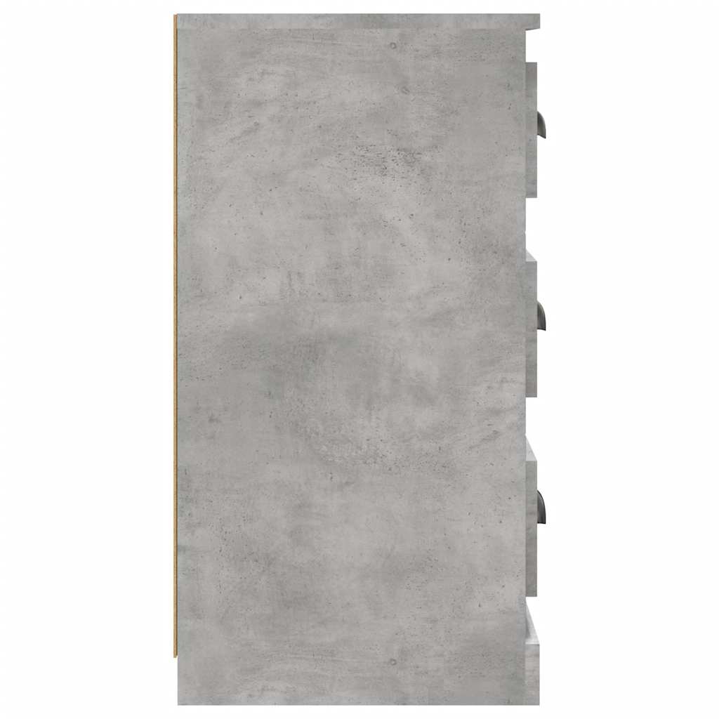 vidaXL Sideboards 2 pcs Concrete Grey Engineered Wood