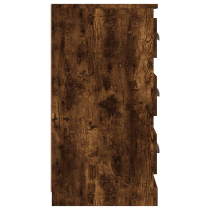 vidaXL Sideboards 2 pcs Smoked Oak Engineered Wood