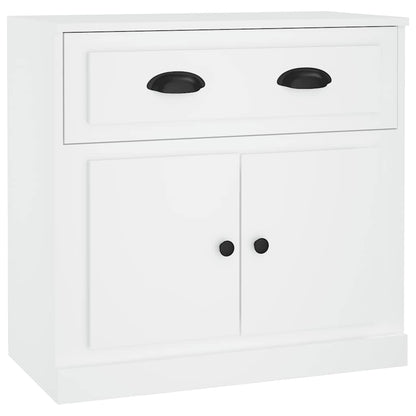 vidaXL Sideboards 2 pcs White Engineered Wood